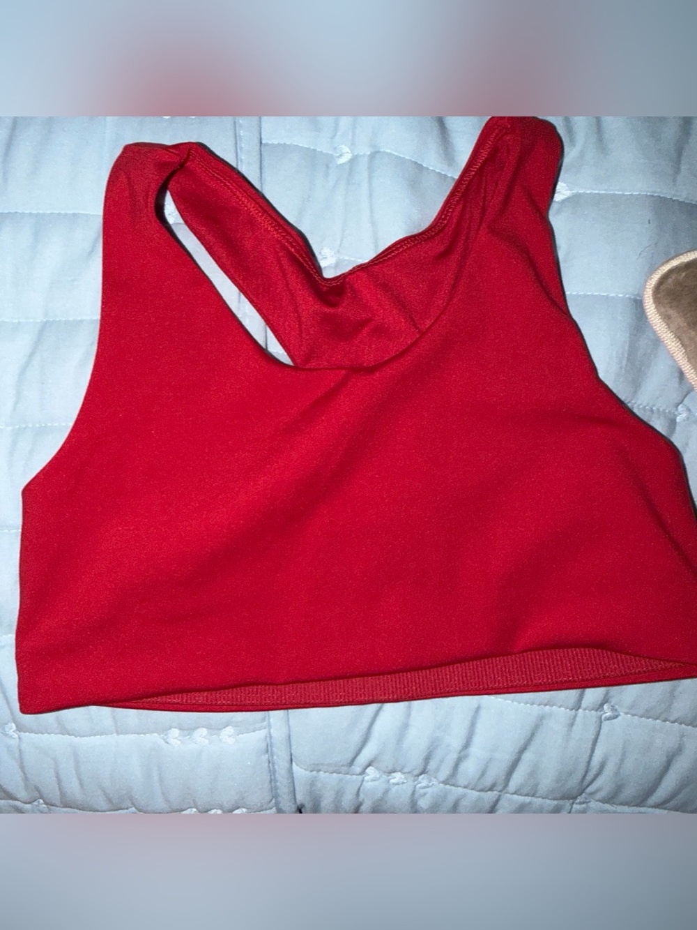 DSG Red Women's Seamless Sports Bra